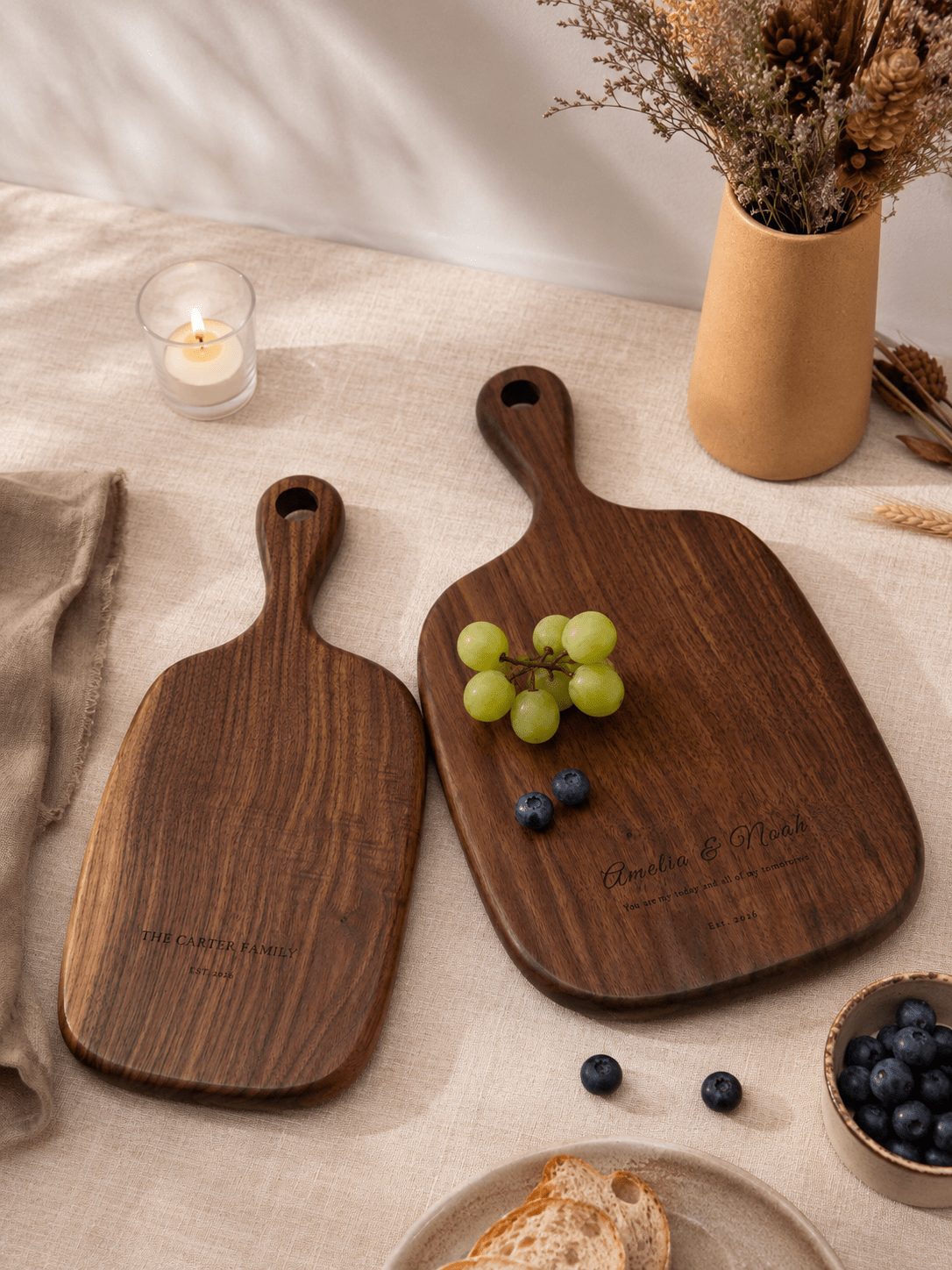 Custom engraved new home gift set for couples and homeowners