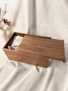 Personalized Extra-Large Walnut Keepsake Box - TwoWoodCo