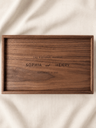 Personalized Extra-Large Walnut Keepsake Box - TwoWoodCo