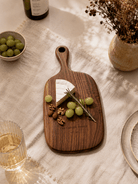 Personalized family name cutting board for kitchen and host gifts