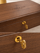 Personalized Walnut Keepsake Box — Large | Custom Engraved Wedding & Anniversary Memory Box - TwoWoodCo