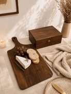 Gift-ready custom walnut set for newlyweds and anniversaries
